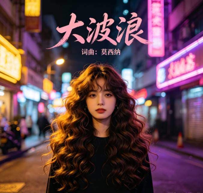 大波浪 - 莫西纳 的 AI 原创音乐封面